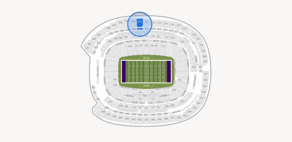 U.S. Bank Stadium Seating Chart