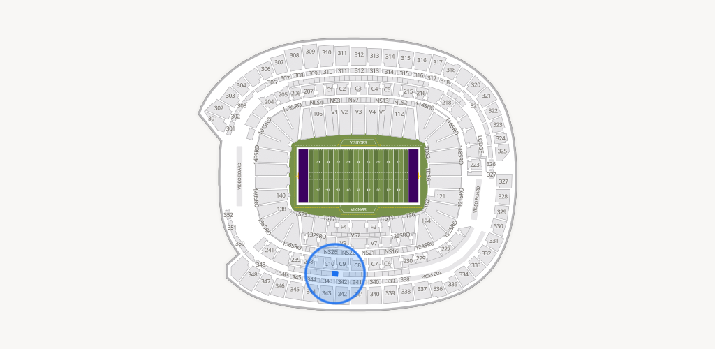 U.S. Bank Stadium Seating Chart