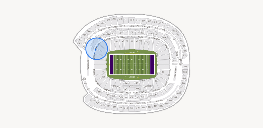 U.S. Bank Stadium Seating Chart