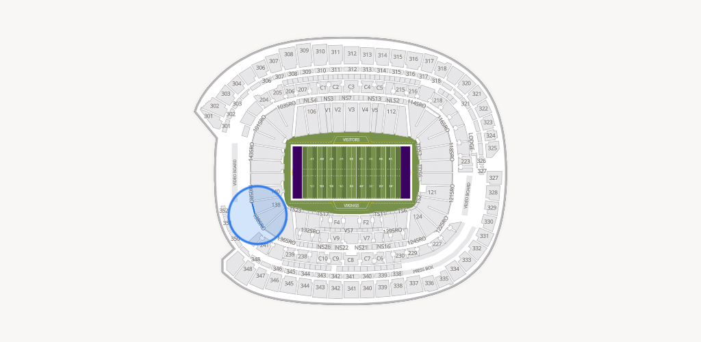 U.S. Bank Stadium Seating Chart