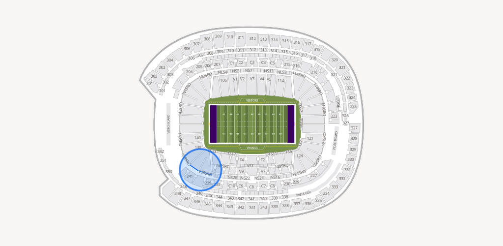 U.S. Bank Stadium Seating Chart