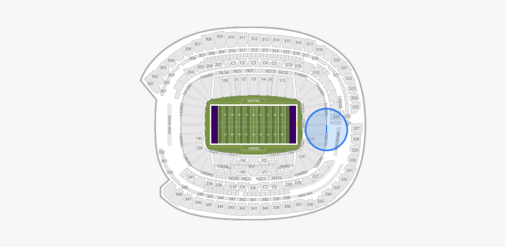 U.S. Bank Stadium Seating Chart