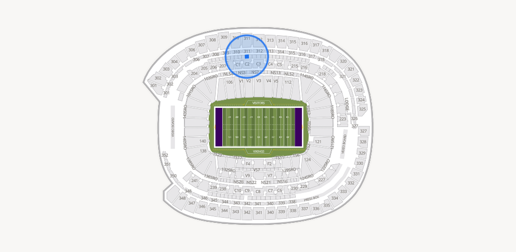 U.S. Bank Stadium Seating Chart