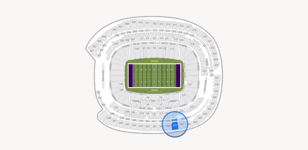 U.S. Bank Stadium Seating Chart