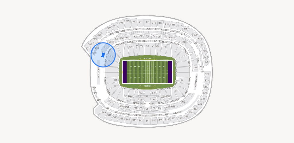 U.S. Bank Stadium Seating Chart