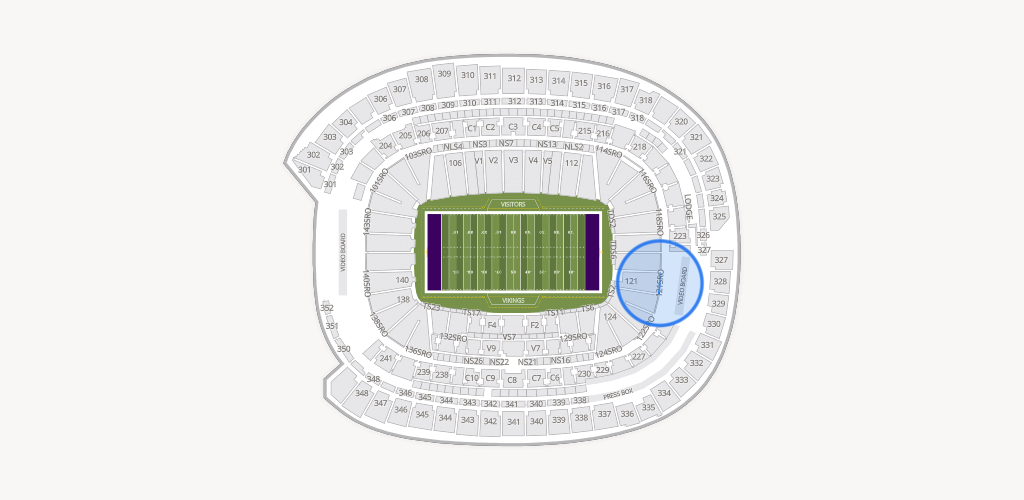 U.S. Bank Stadium Seating Chart