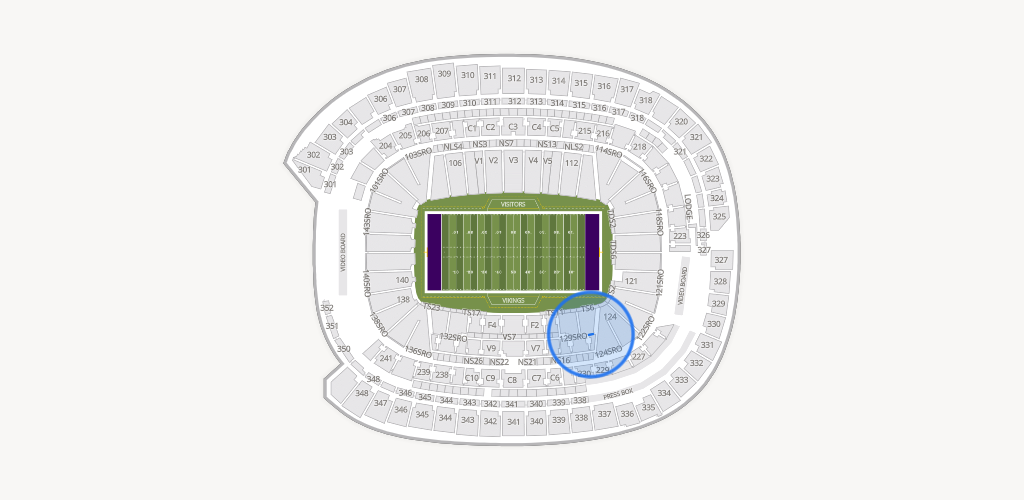 U.S. Bank Stadium Seating Chart