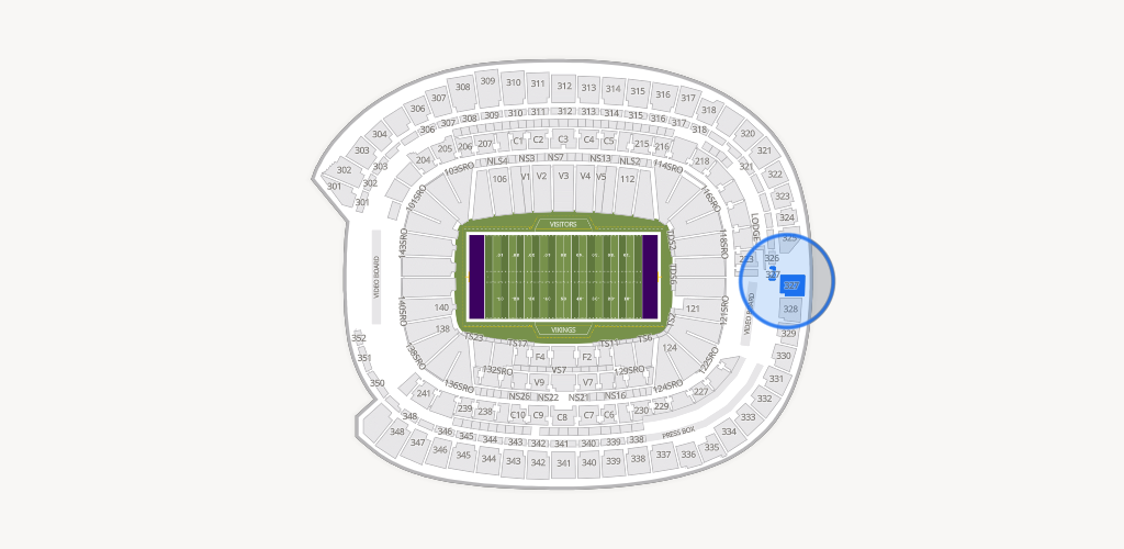 U.S. Bank Stadium Seating Chart