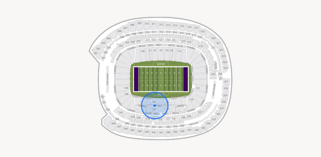 U.S. Bank Stadium Seating Chart