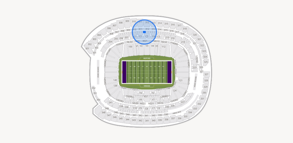 U.S. Bank Stadium Seating Chart