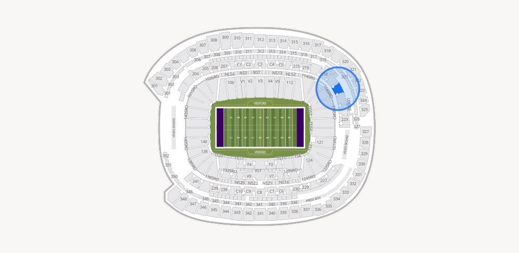 U.S. Bank Stadium Seating Chart