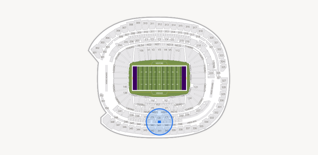 U.S. Bank Stadium Seating Chart