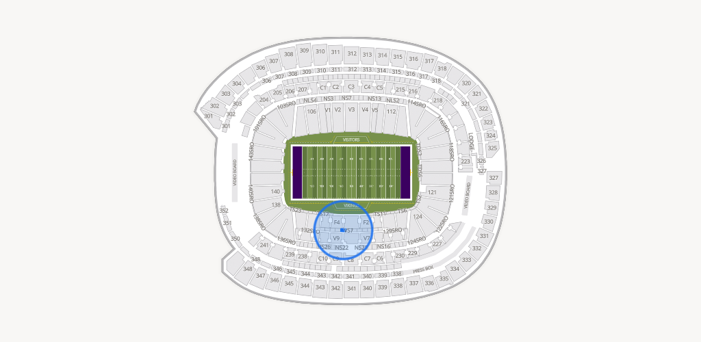 U.S. Bank Stadium Seating Chart