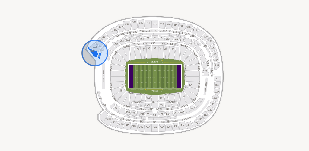U.S. Bank Stadium Seating Chart
