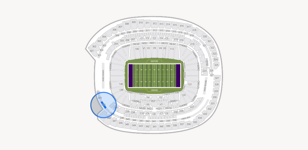 U.S. Bank Stadium Seating Chart
