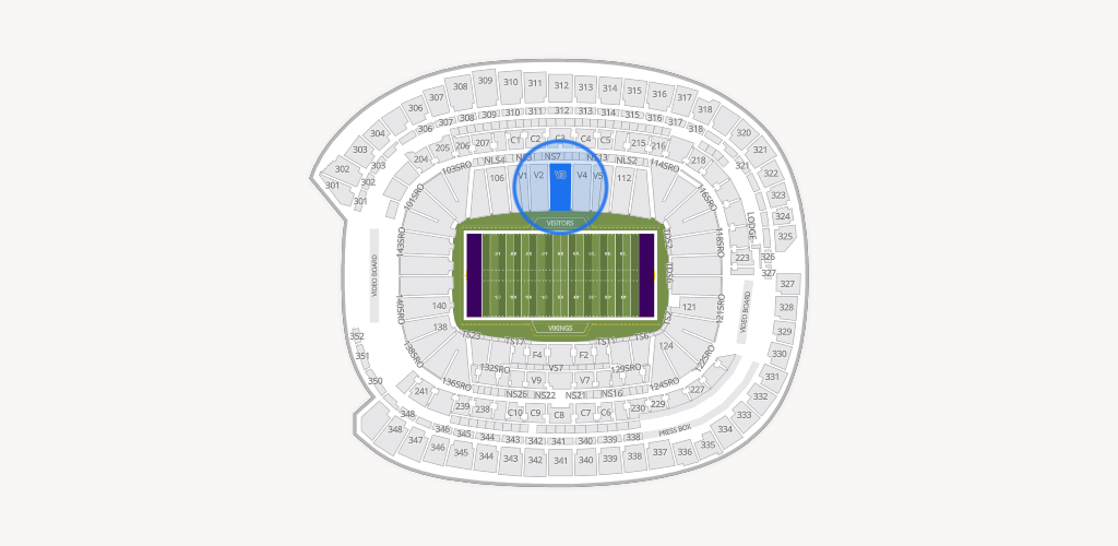 U.S. Bank Stadium Seating Chart