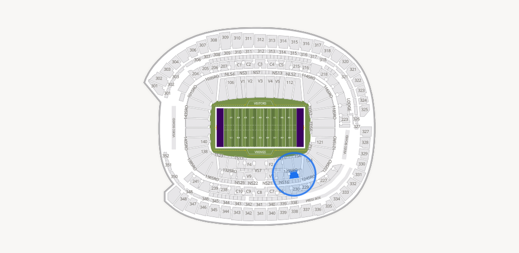 U.S. Bank Stadium Seating Chart