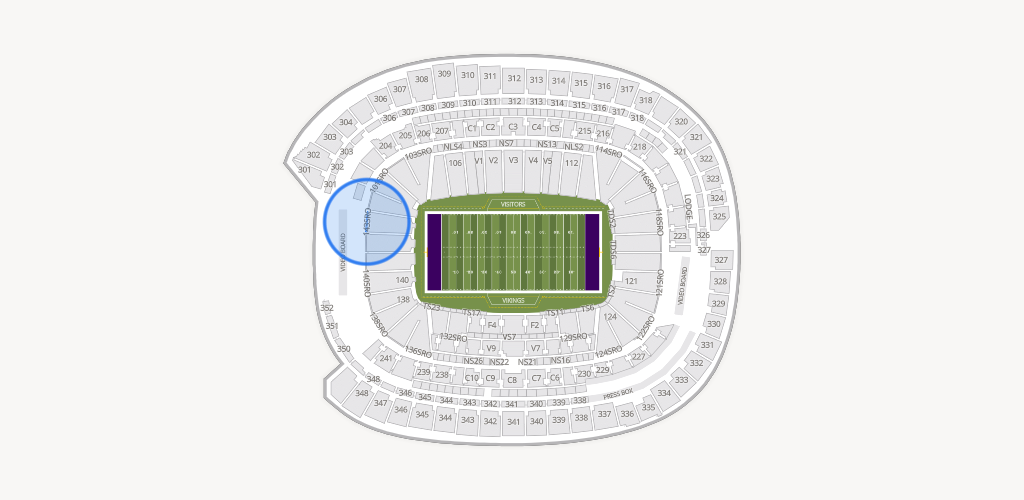 U.S. Bank Stadium Seating Chart