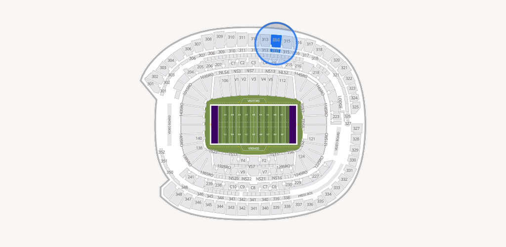 U.S. Bank Stadium Seating Chart