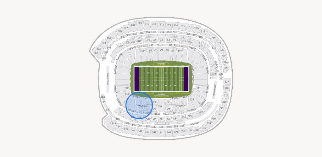 U.S. Bank Stadium Seating Chart