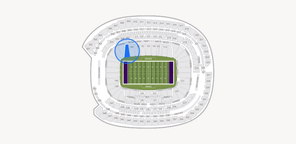 U.S. Bank Stadium Seating Chart