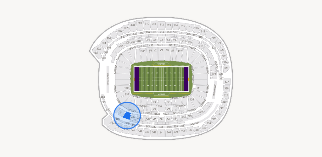 U.S. Bank Stadium Seating Chart