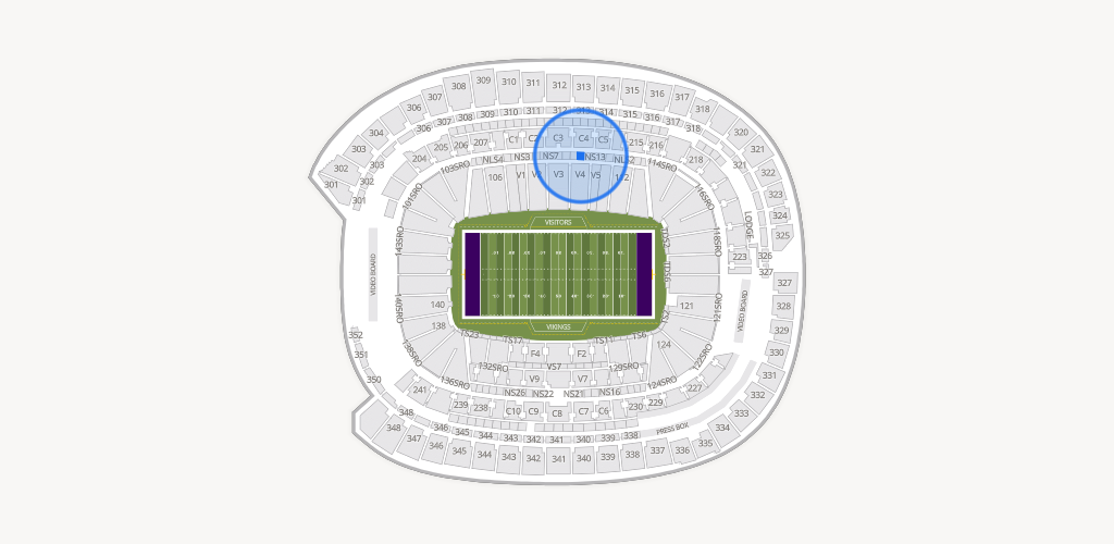 U.S. Bank Stadium Seating Chart