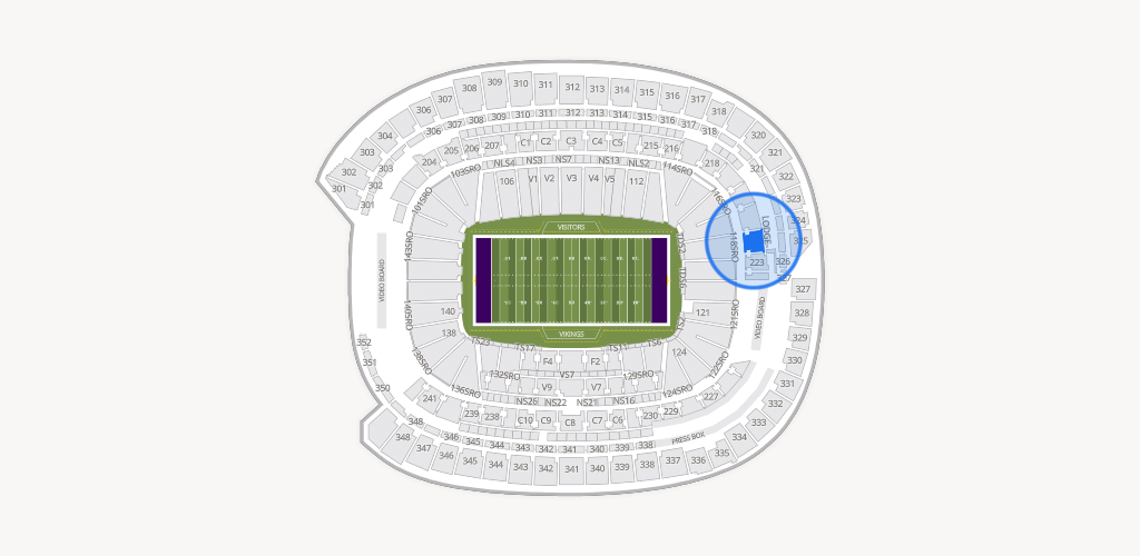 U.S. Bank Stadium Seating Chart