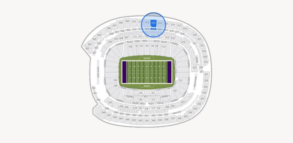 U.S. Bank Stadium Seating Chart