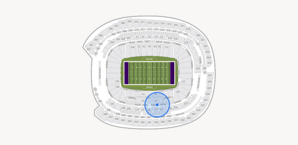 U.S. Bank Stadium Seating Chart