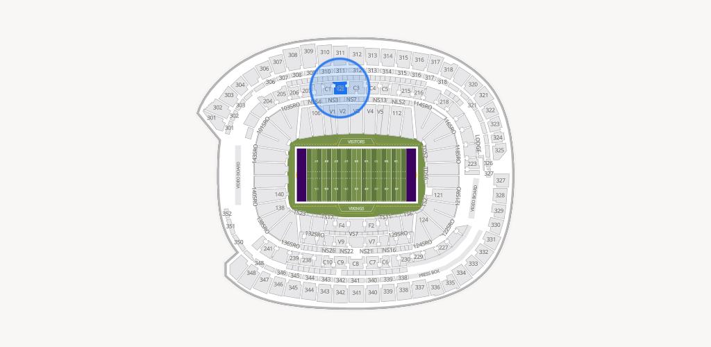 U.S. Bank Stadium Seating Chart