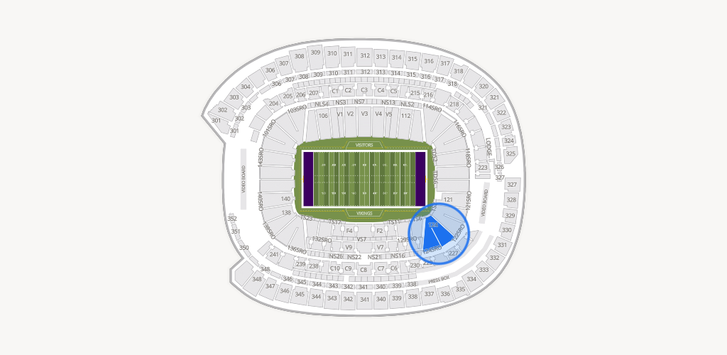 U.S. Bank Stadium Seating Chart