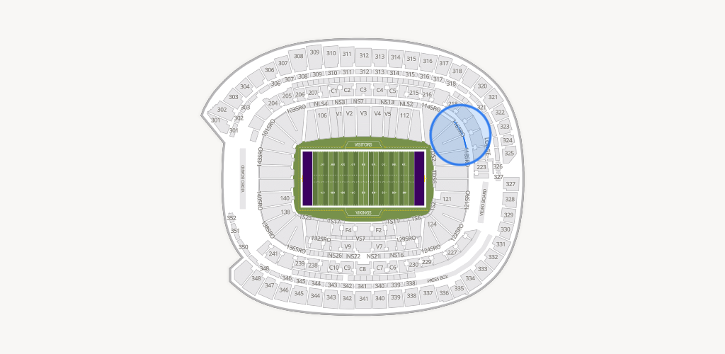 U.S. Bank Stadium Seating Chart