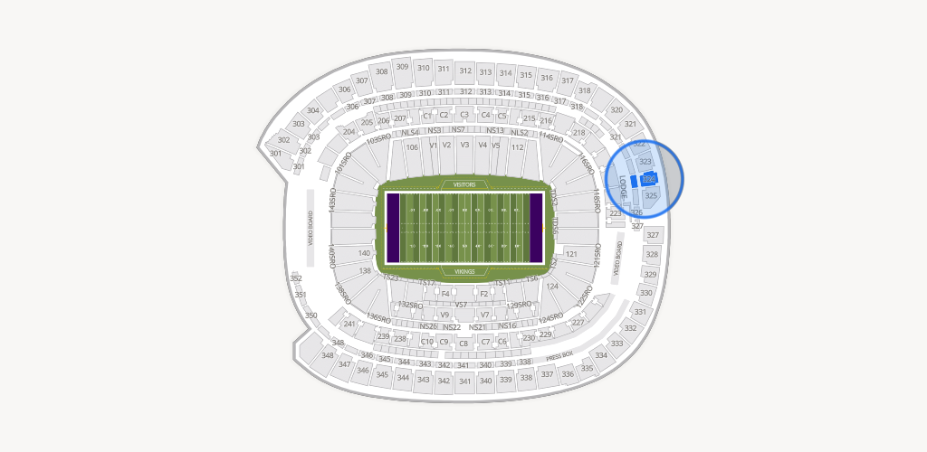 U.S. Bank Stadium Seating Chart