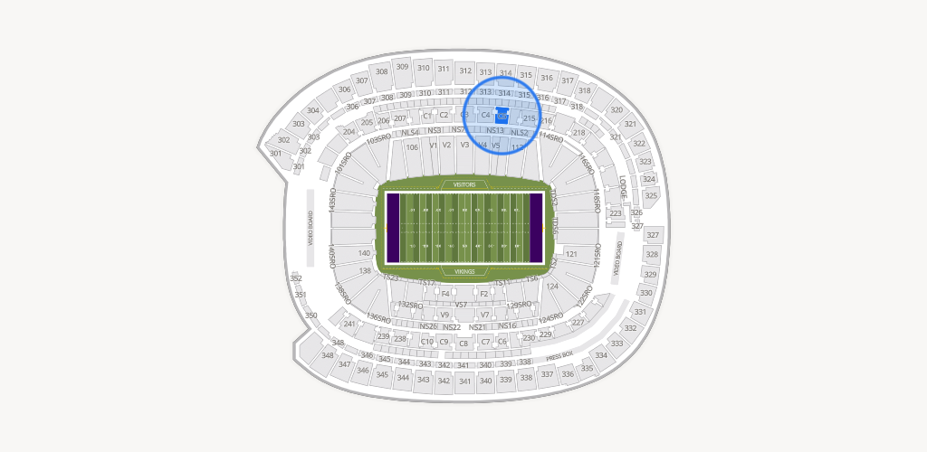 U.S. Bank Stadium Seating Chart