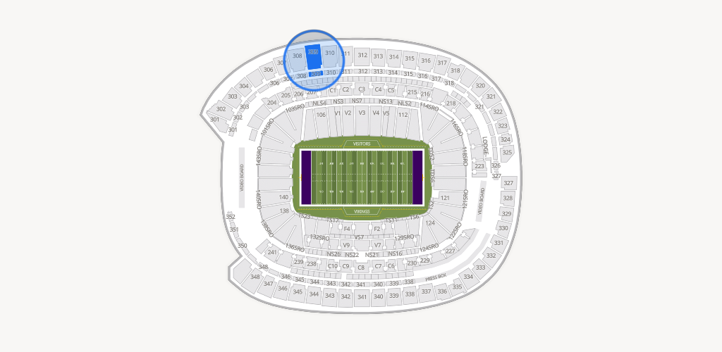 U.S. Bank Stadium Seating Chart