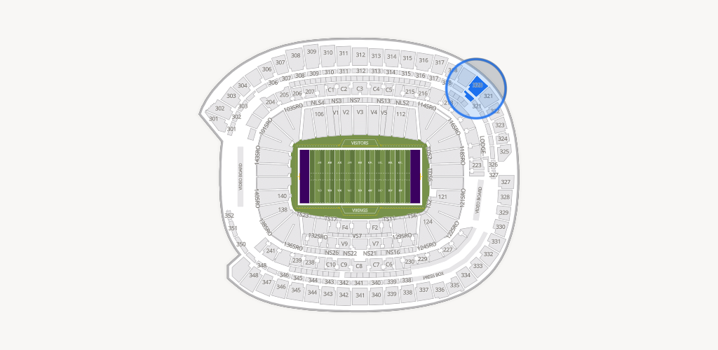 U.S. Bank Stadium Seating Chart