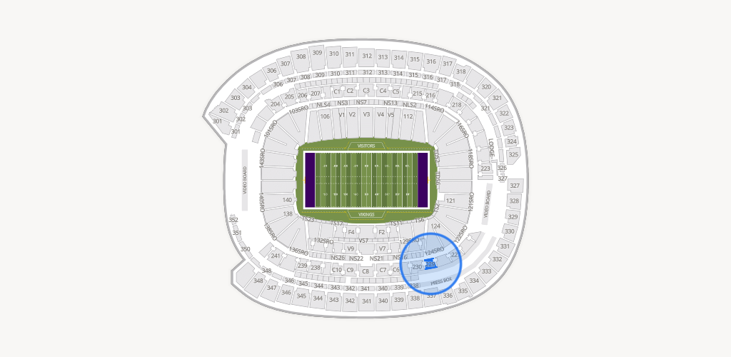 U.S. Bank Stadium Seating Chart