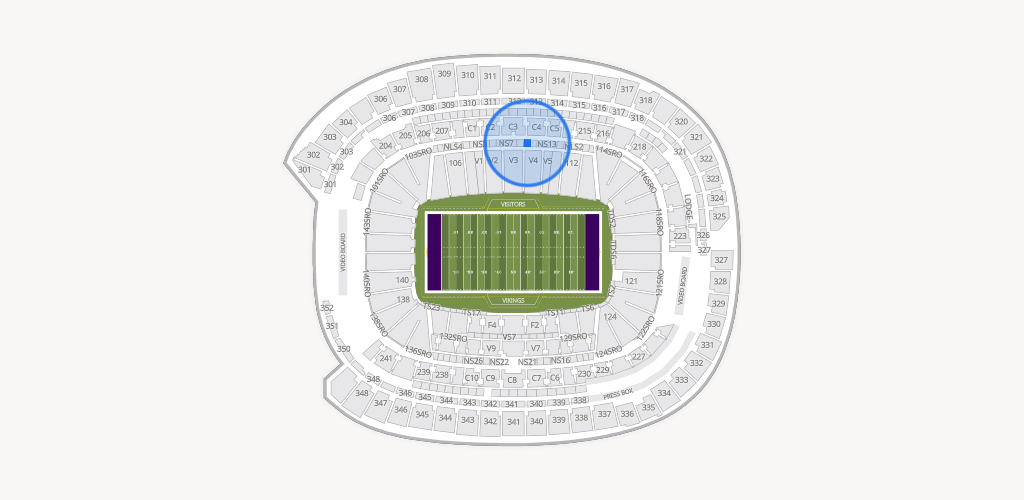 U.S. Bank Stadium Seating Chart