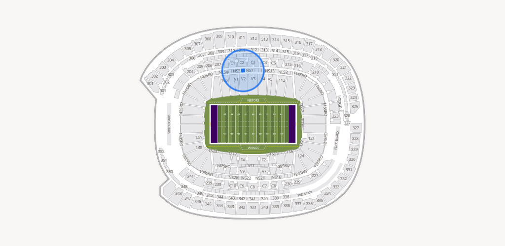 U.S. Bank Stadium Seating Chart