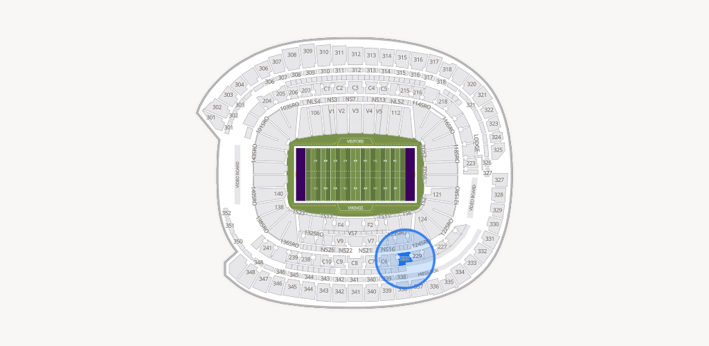 U.S. Bank Stadium Seating Chart