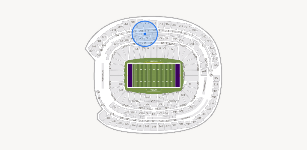 U.S. Bank Stadium Seating Chart