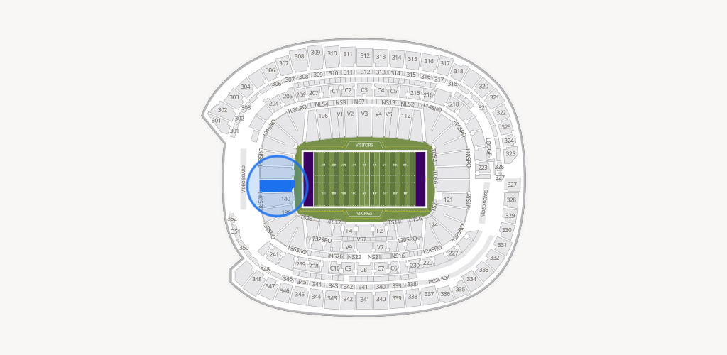 U.S. Bank Stadium Seating Chart