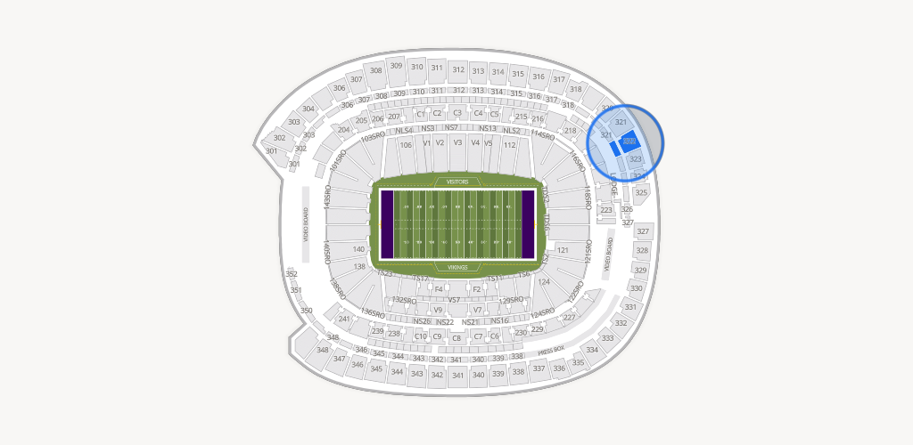 U.S. Bank Stadium Seating Chart