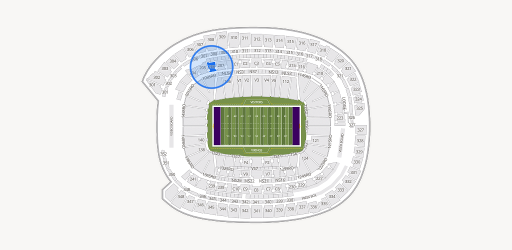 U.S. Bank Stadium Seating Chart