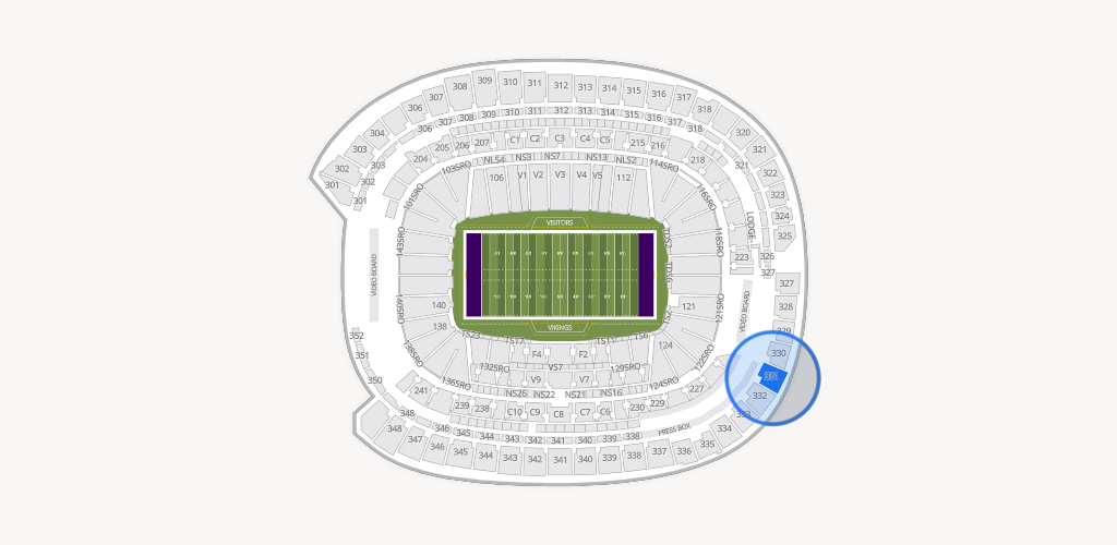 U.S. Bank Stadium Seating Chart