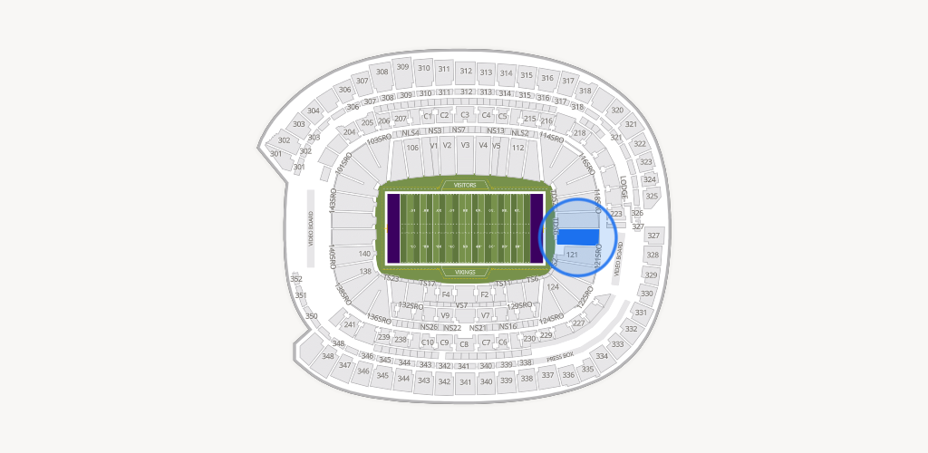U.S. Bank Stadium Seating Chart