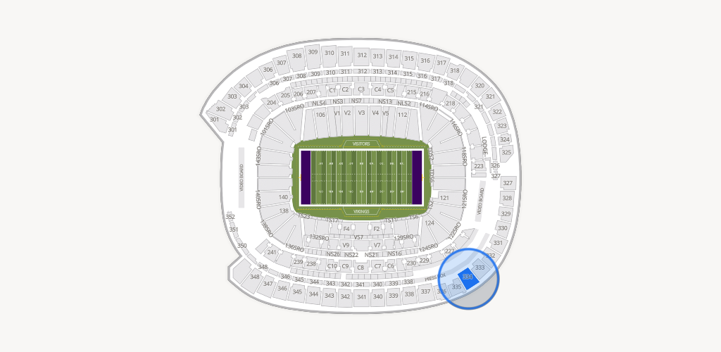 U.S. Bank Stadium Seating Chart