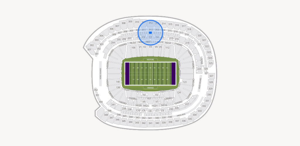 U.S. Bank Stadium Seating Chart