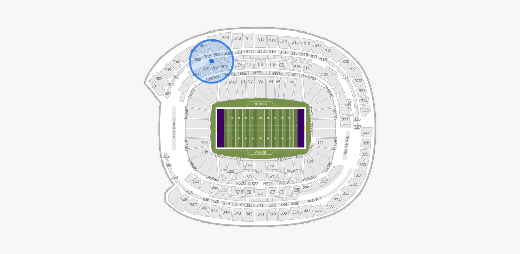U.S. Bank Stadium Seating Chart